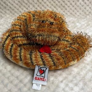 GANZ Webkinz Retired Plush Tiger Snake HM154 Stuffed Animal Toy No Code